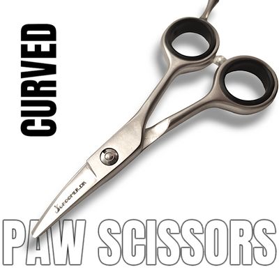 Groomer.dk Curved Paw Scissors 4.5 Inch