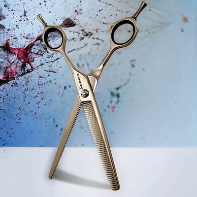 Groomer.dk Simply Silver Double Thinner Scossor - 7 inch