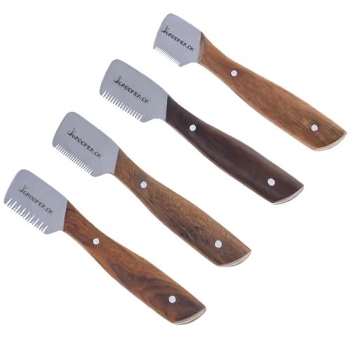 Groomer.dk Classic Stripping Knife - Set of 4