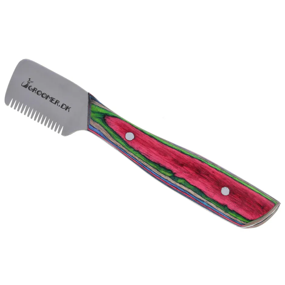 Groomer.dk Rainbow Edition Knife - MEDIUM