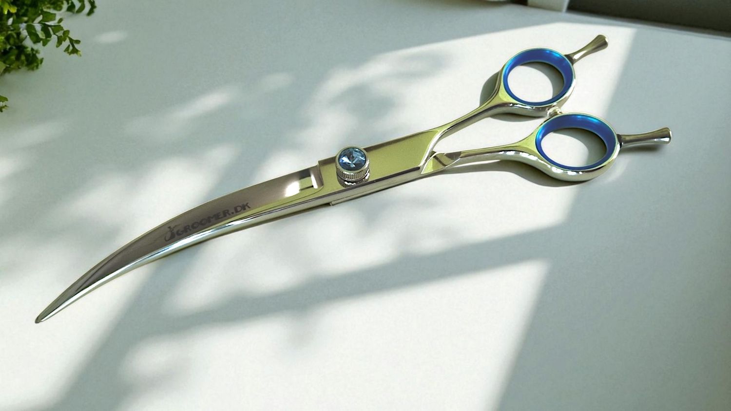 Groomer.dk Blue Stone Extra Curve - 7 Inch