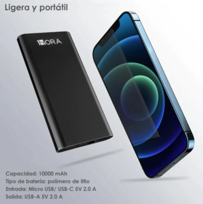 Bateria Portatil - Diseño elegante
