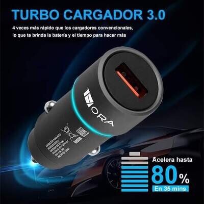 CARGADOR PARA AUTO 3A