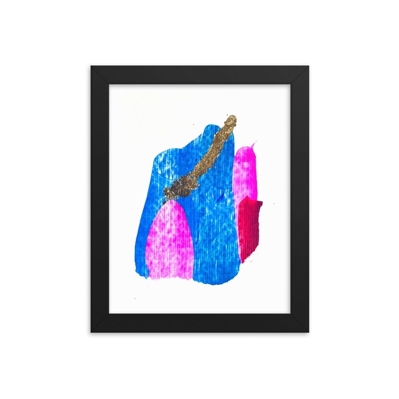 Deconstructed Transgender Flag - Framed Poster