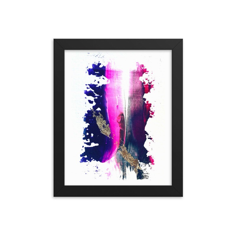 Deconstructed Genderfluid Flag - Framed Poster