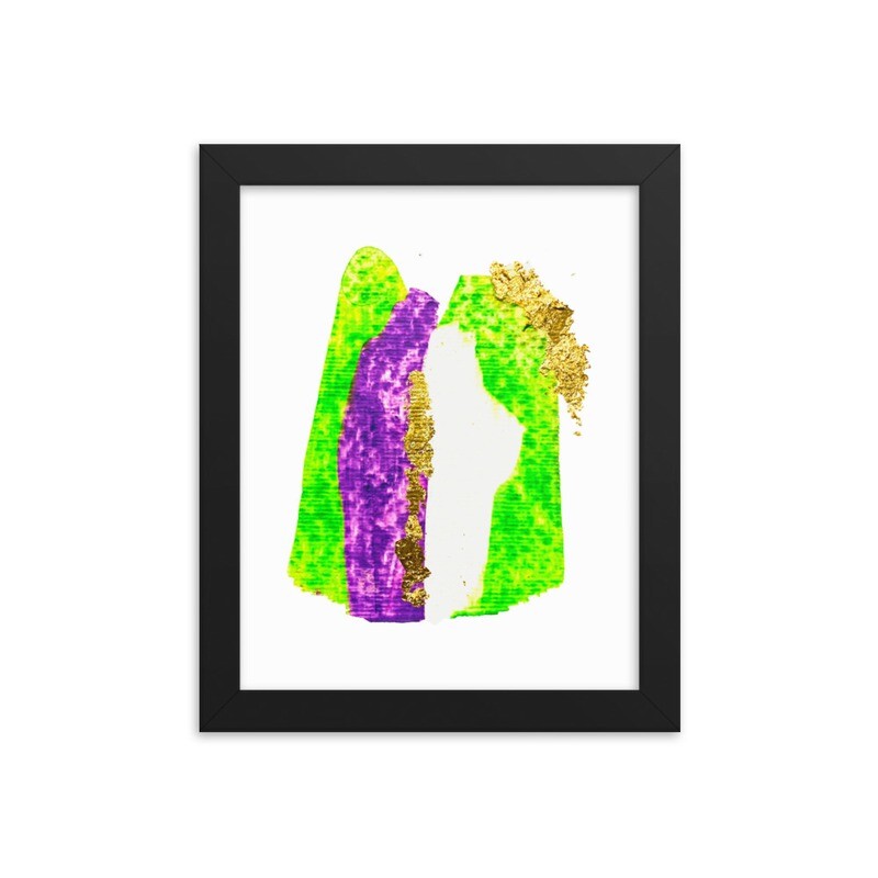 Deconstructed Genderqueer Flag - Framed Poster