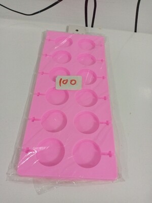 loly pops silicone mould with sticks 