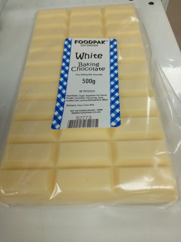 white baking chocolate
