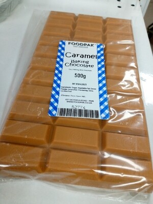 caramel baking chocolate 500g