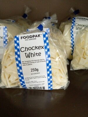 chockex white chocolate 250g