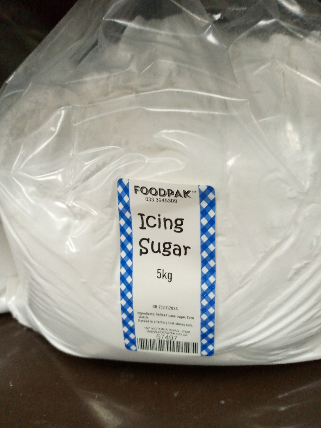 5kg icing sugar Hullets 