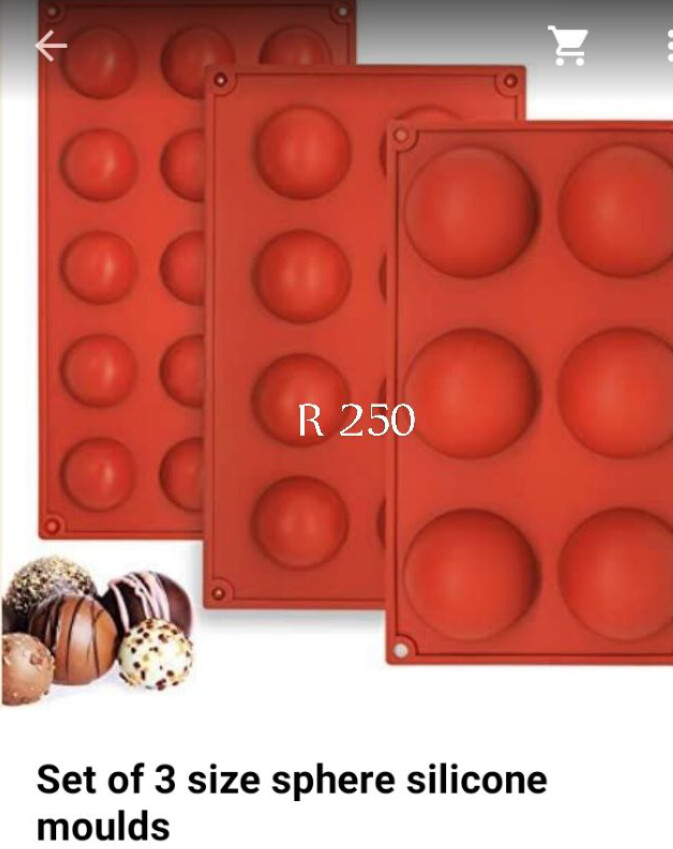 chocolate spheres  3ps