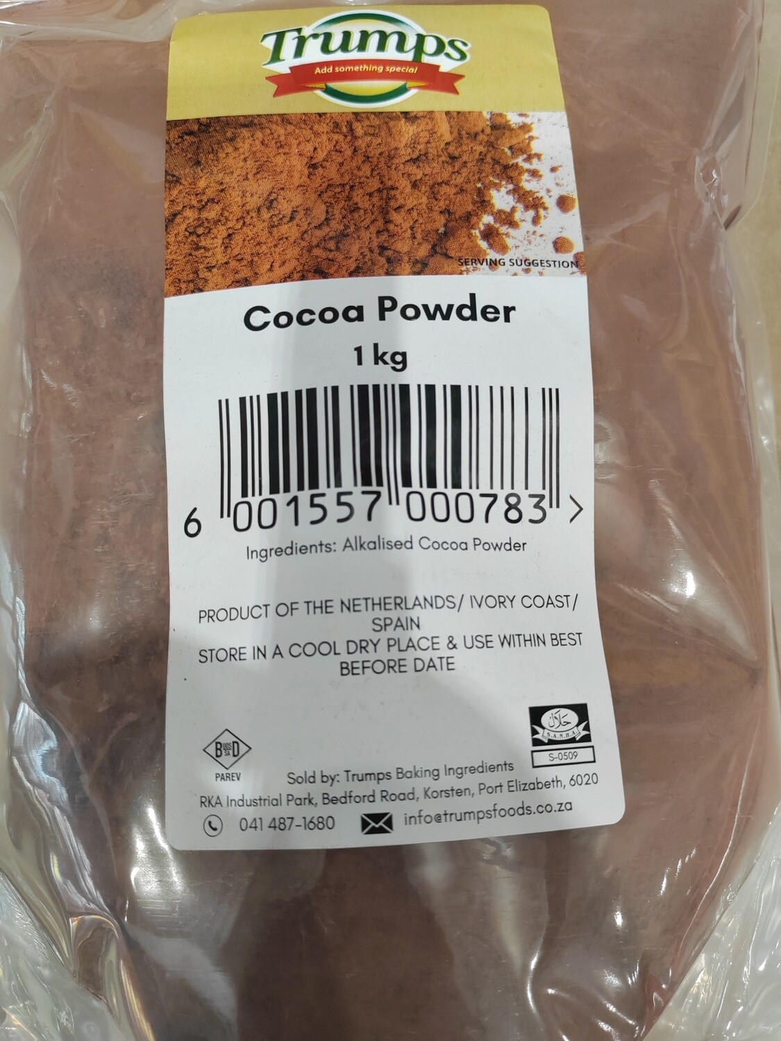 Trumps cocoa powder 1kg