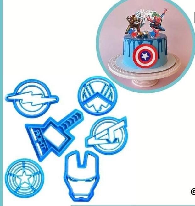 Avengers fondant cutter