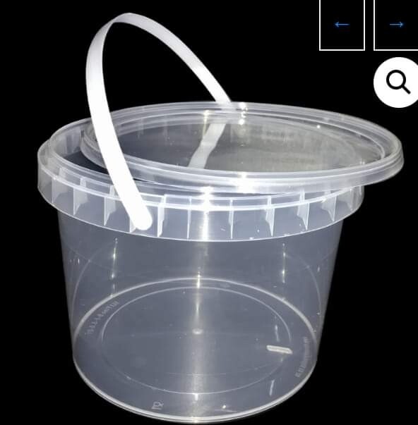 5l clear bucket pack (10 buckets)