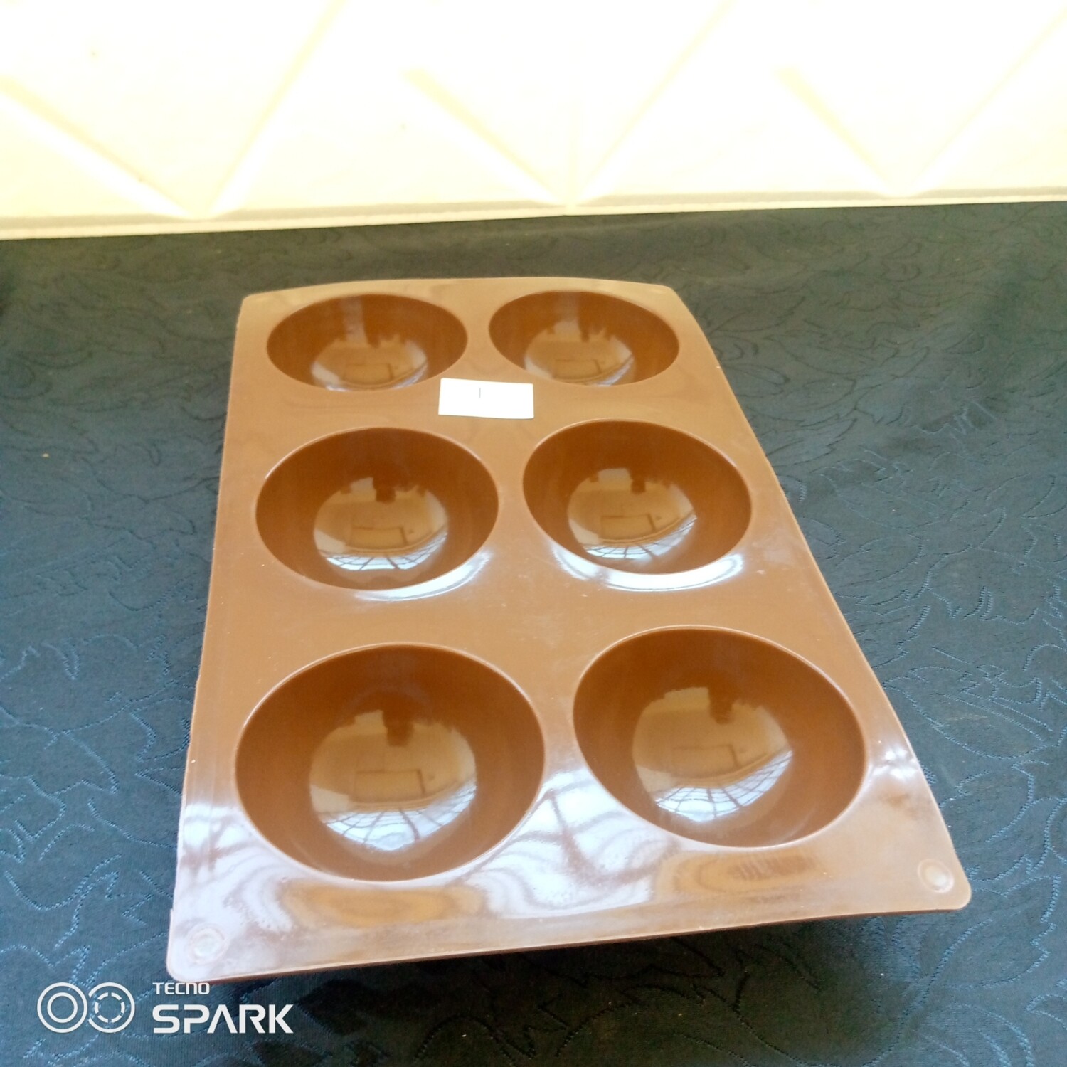 chocolate sphere yellow or brown mould 8cm