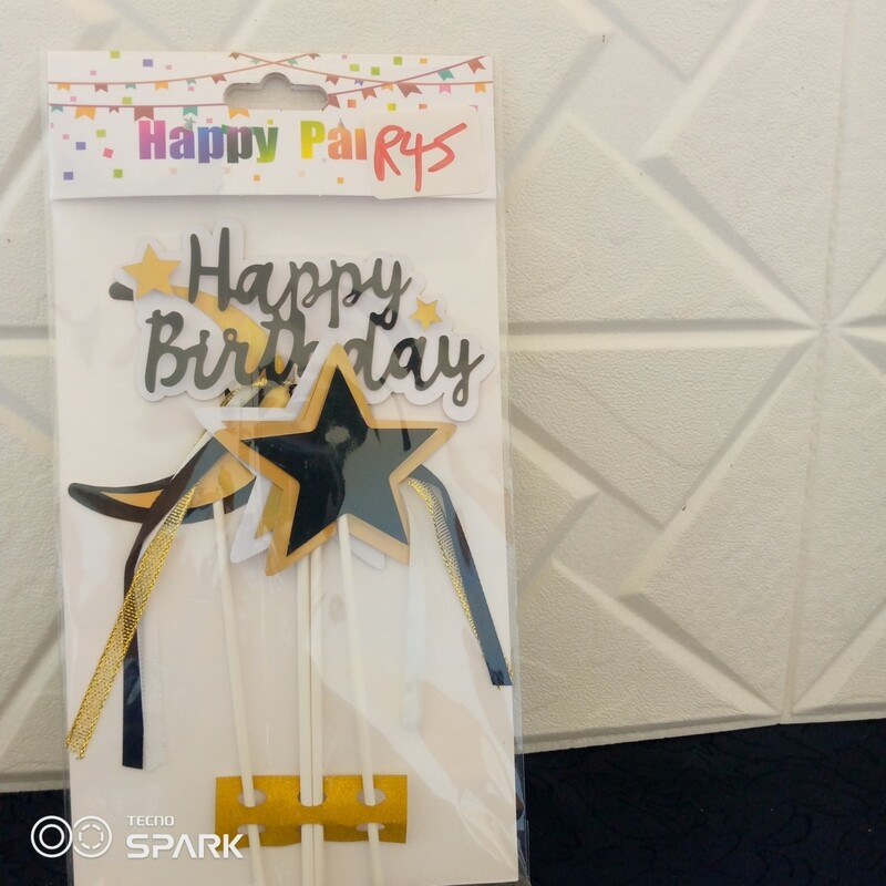 happy birthday cake topper