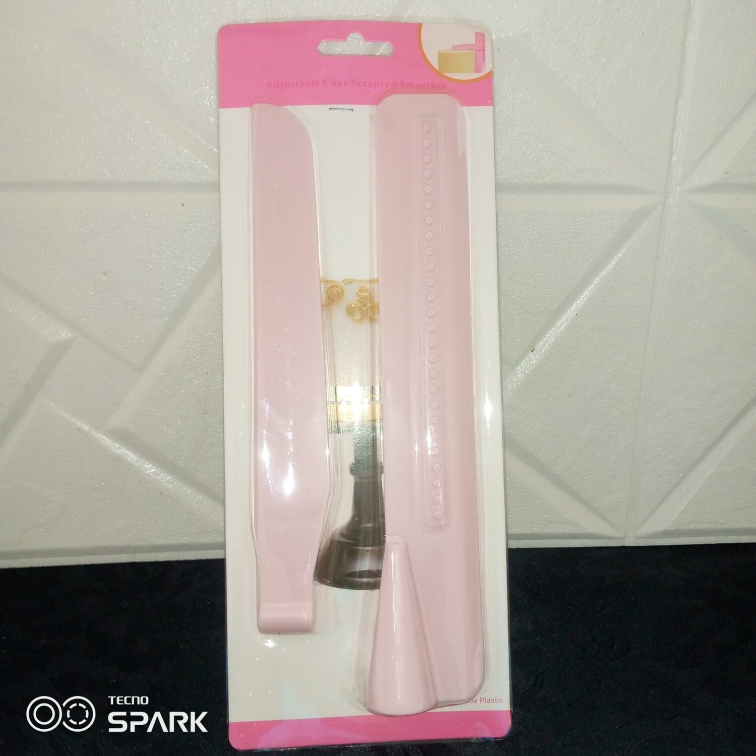 plastic cake adjustable scraper