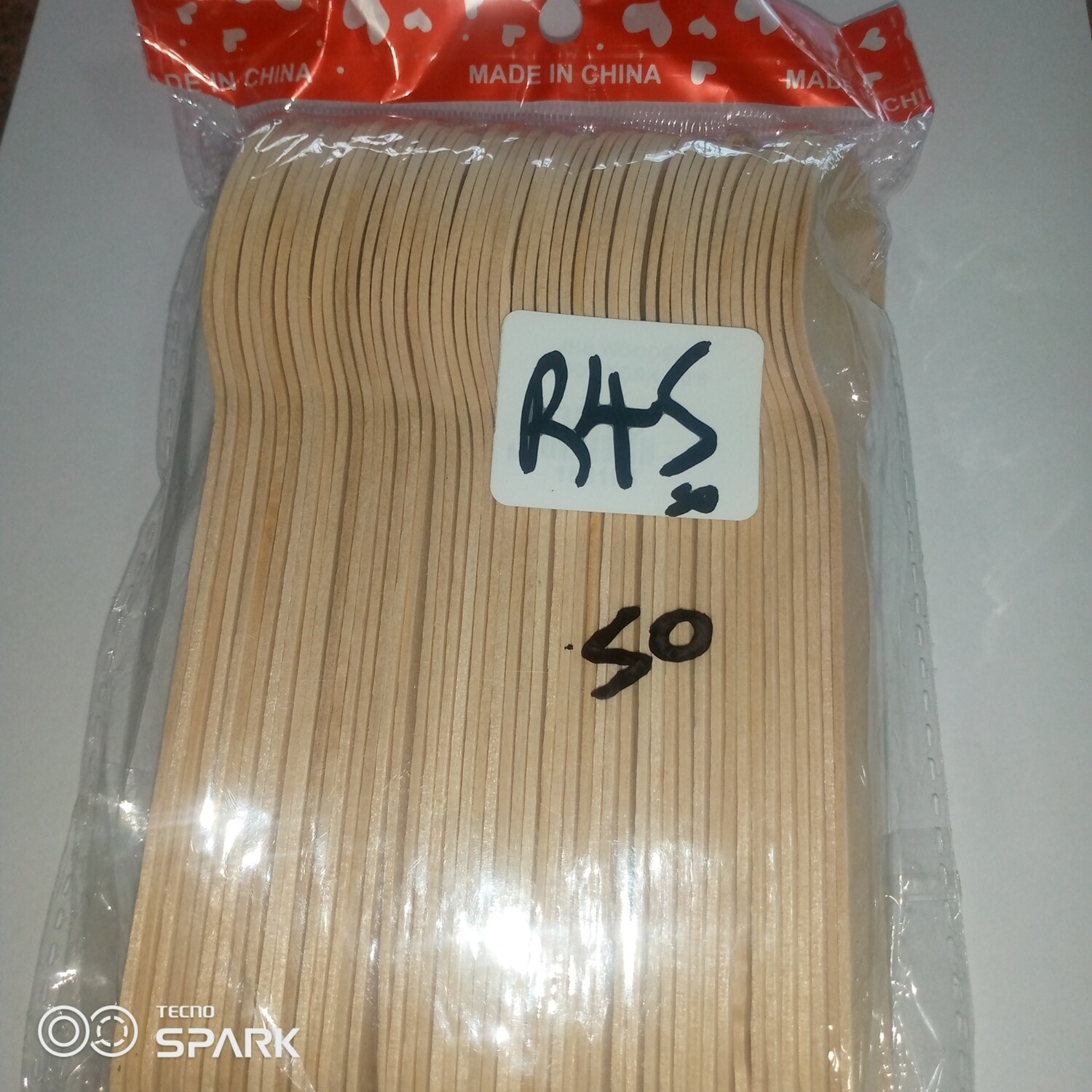 wooden spoons 50 units