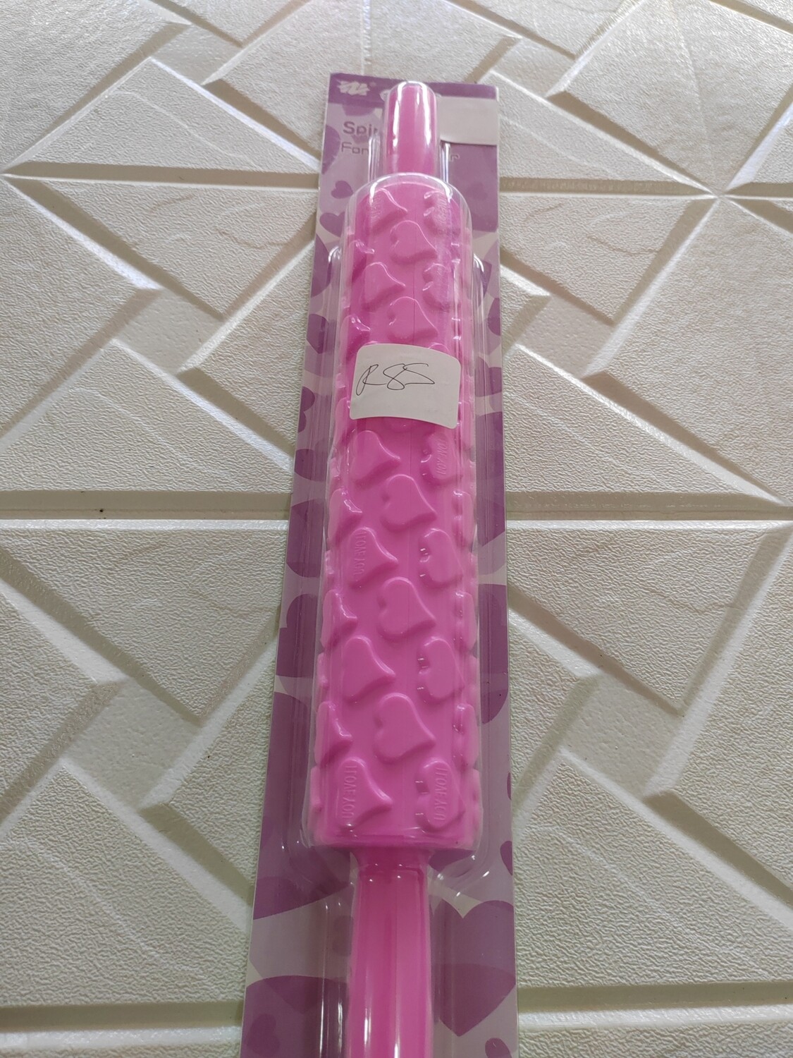 I love you heart rolling pin