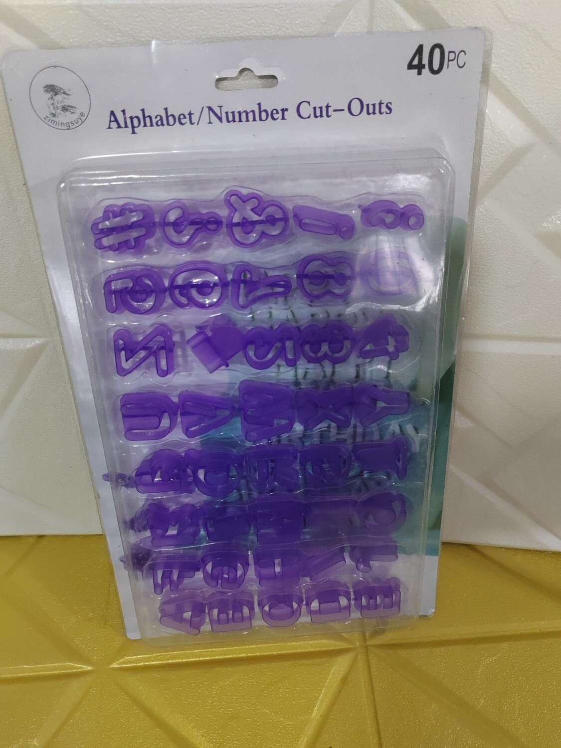 Alphabet and numbers