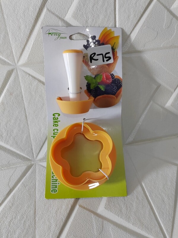 Flower Pastry cutter and Tart temper set 2pcs