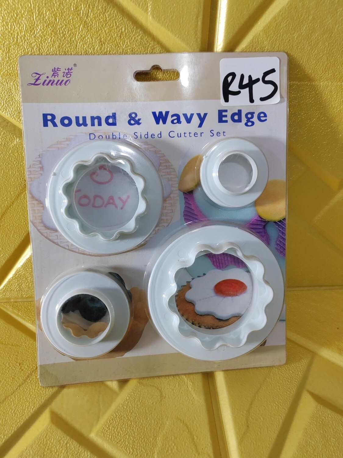 Round &amp; Wavy Edge double sided cutter set