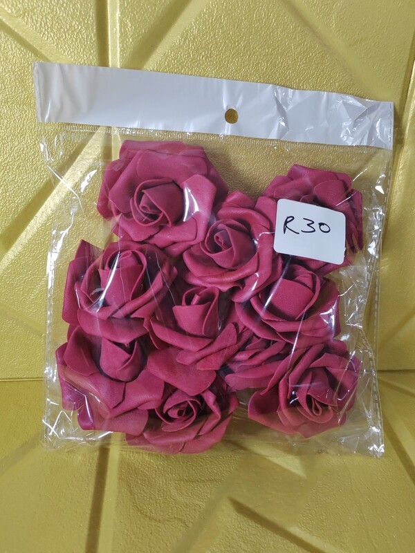 Decorating Red cake flowers 10pcs