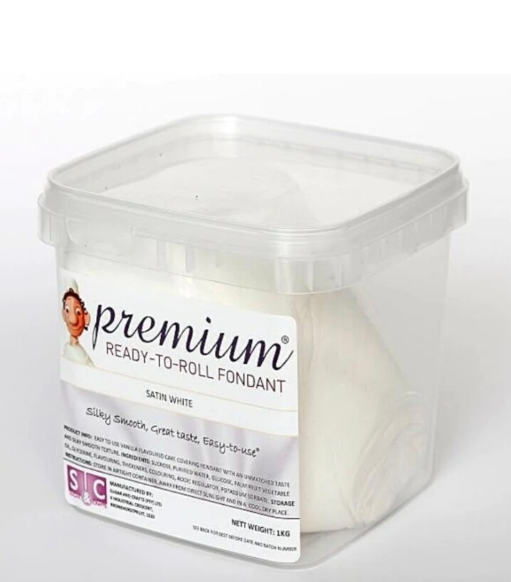 White premium fondant 1kg