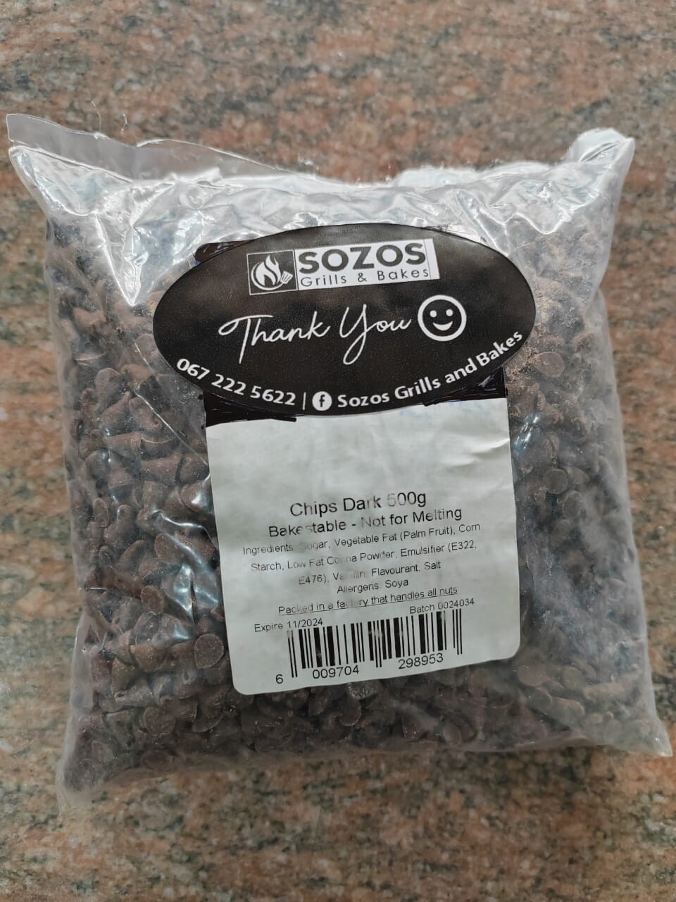 Choc Chips  500g