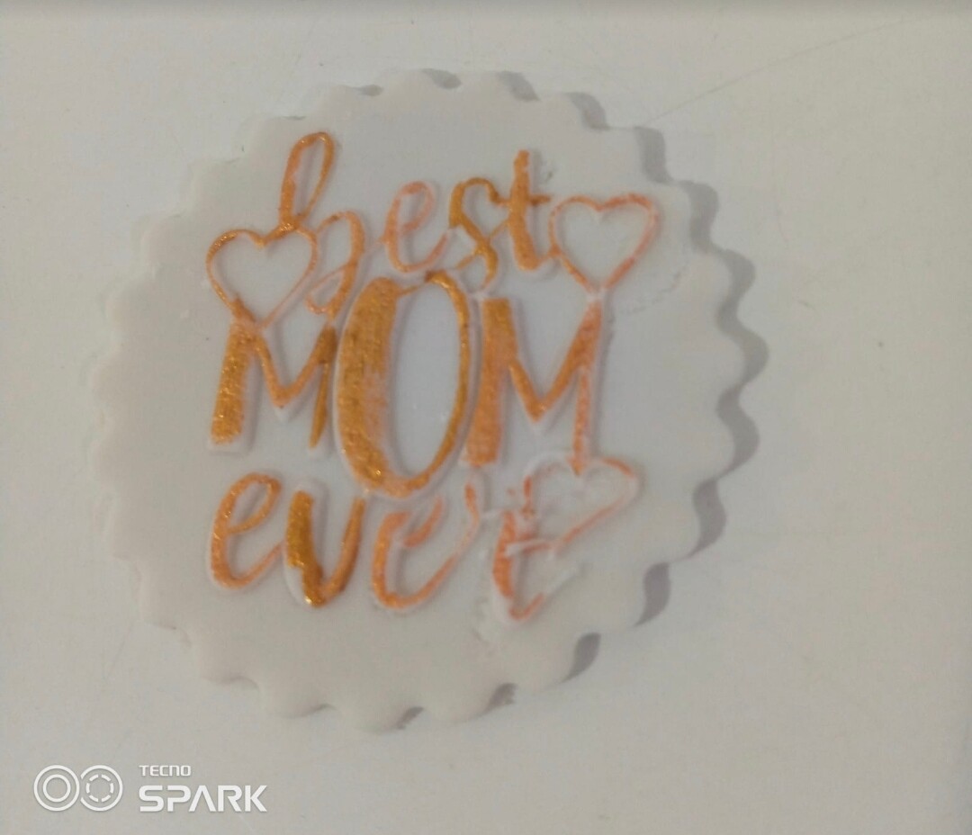 Best mom ever stamp 123 