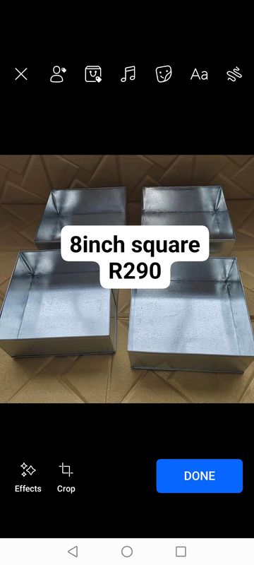 8 inch square pan combo(4pans)