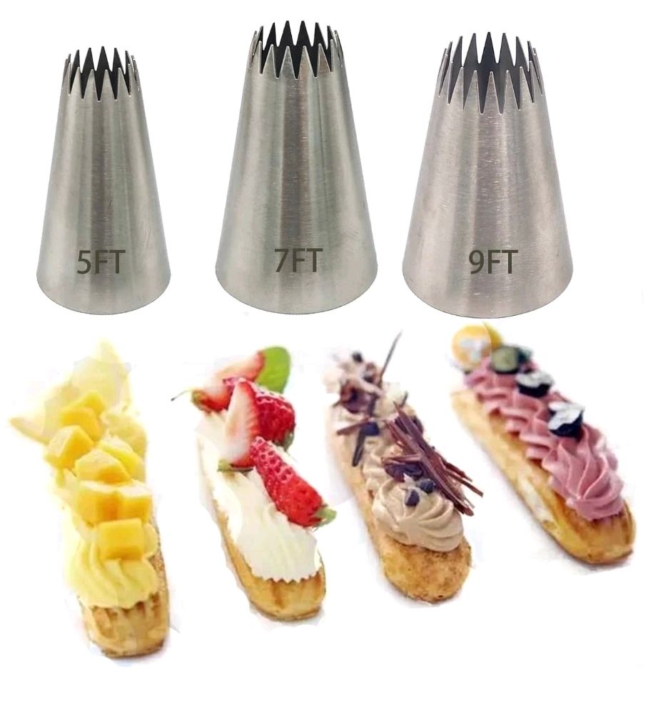Open star 3pc nozzles