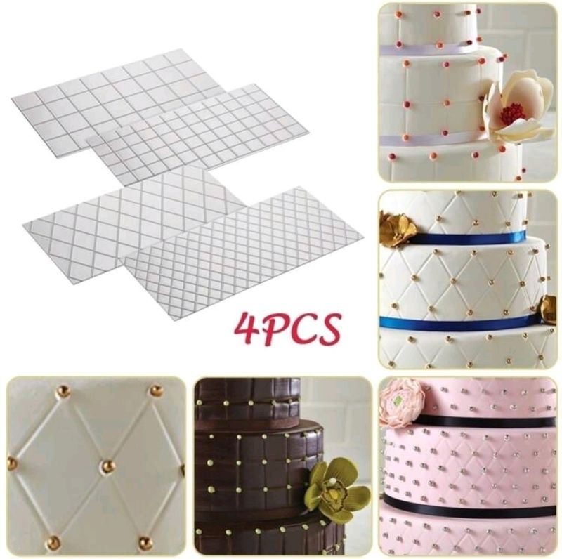 4 sets impression stensils