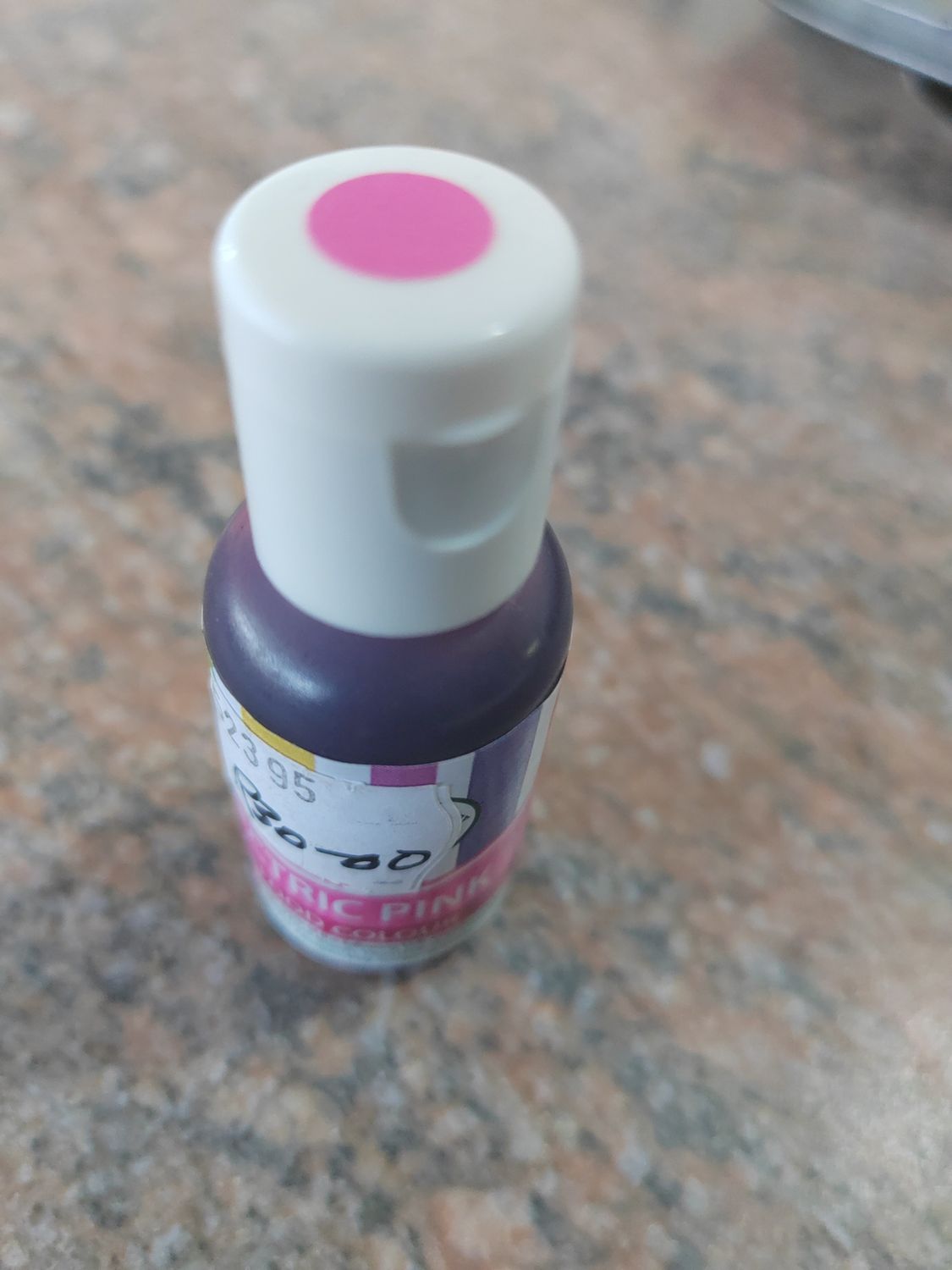 Electric pink gel