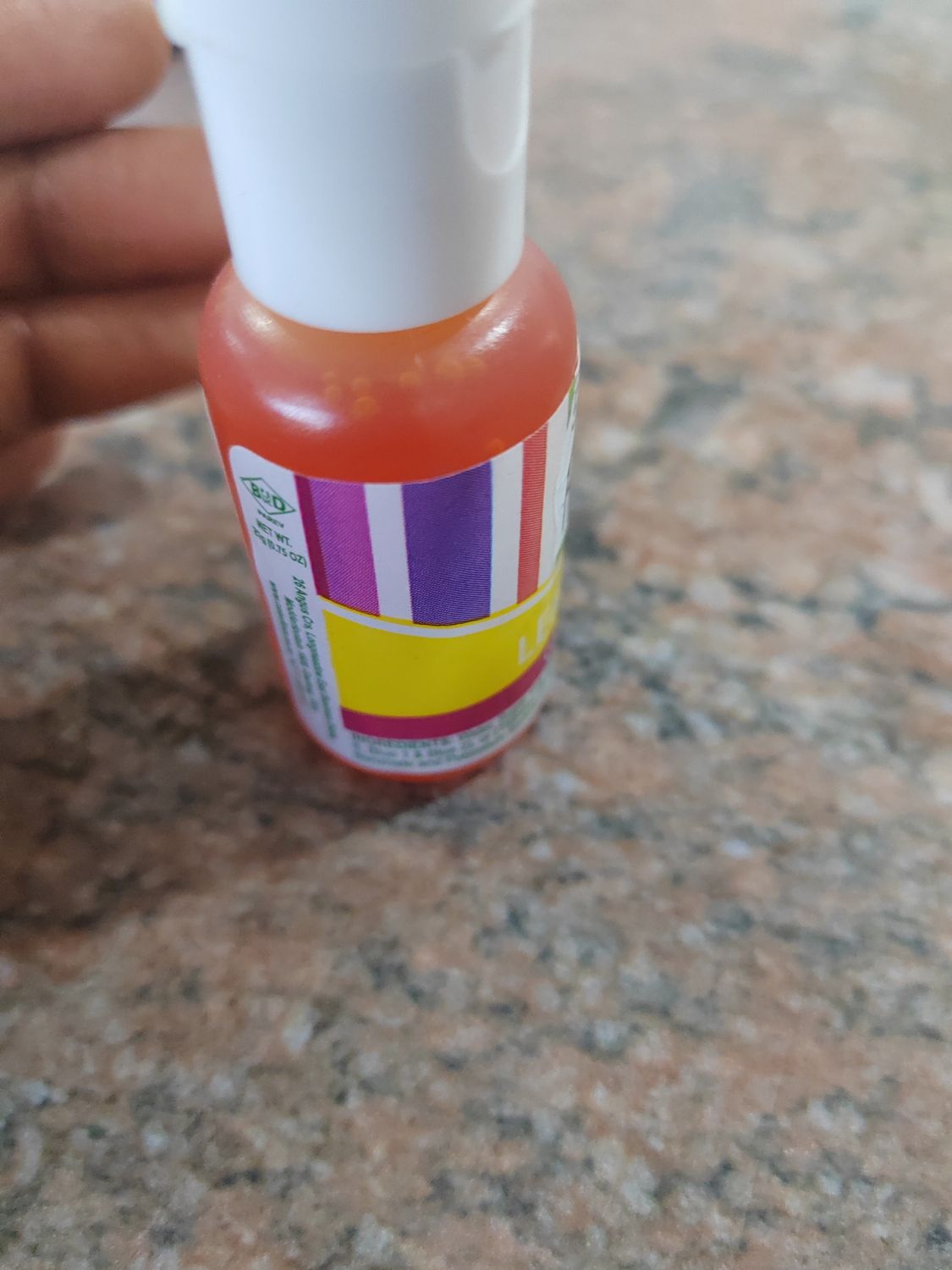 Orange gel