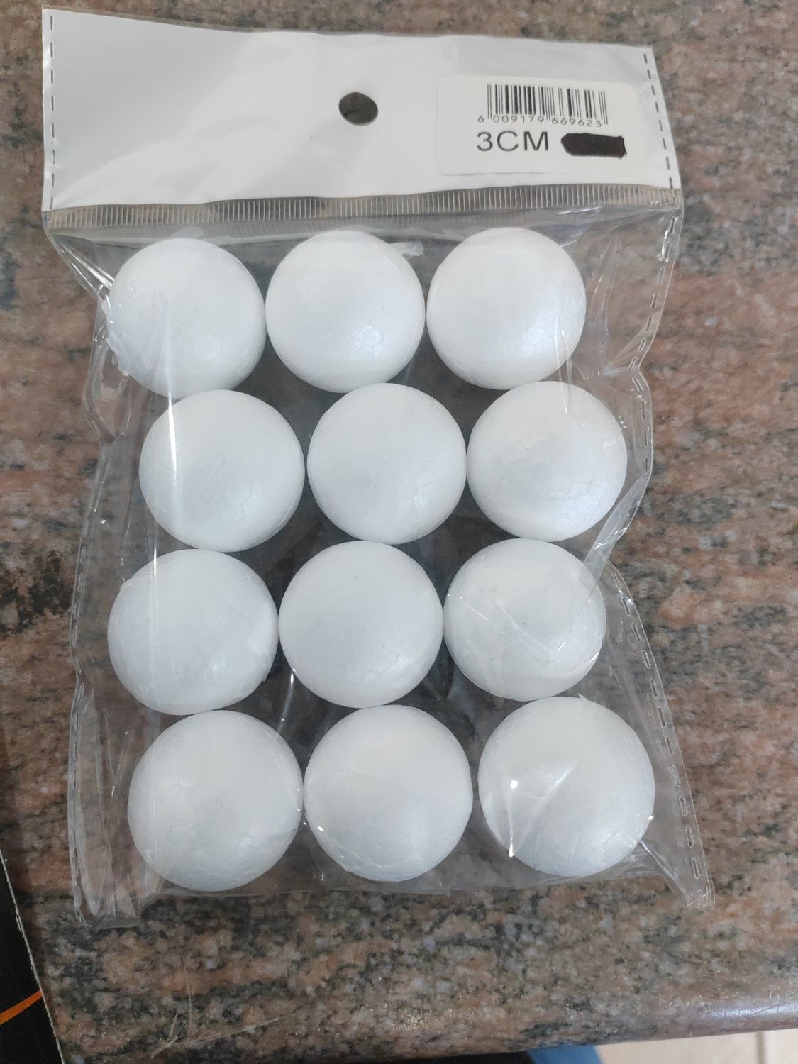 Astro foam faux balls 12pc