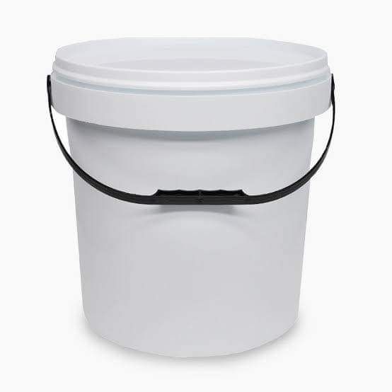 5 liter white bucket pack of 10