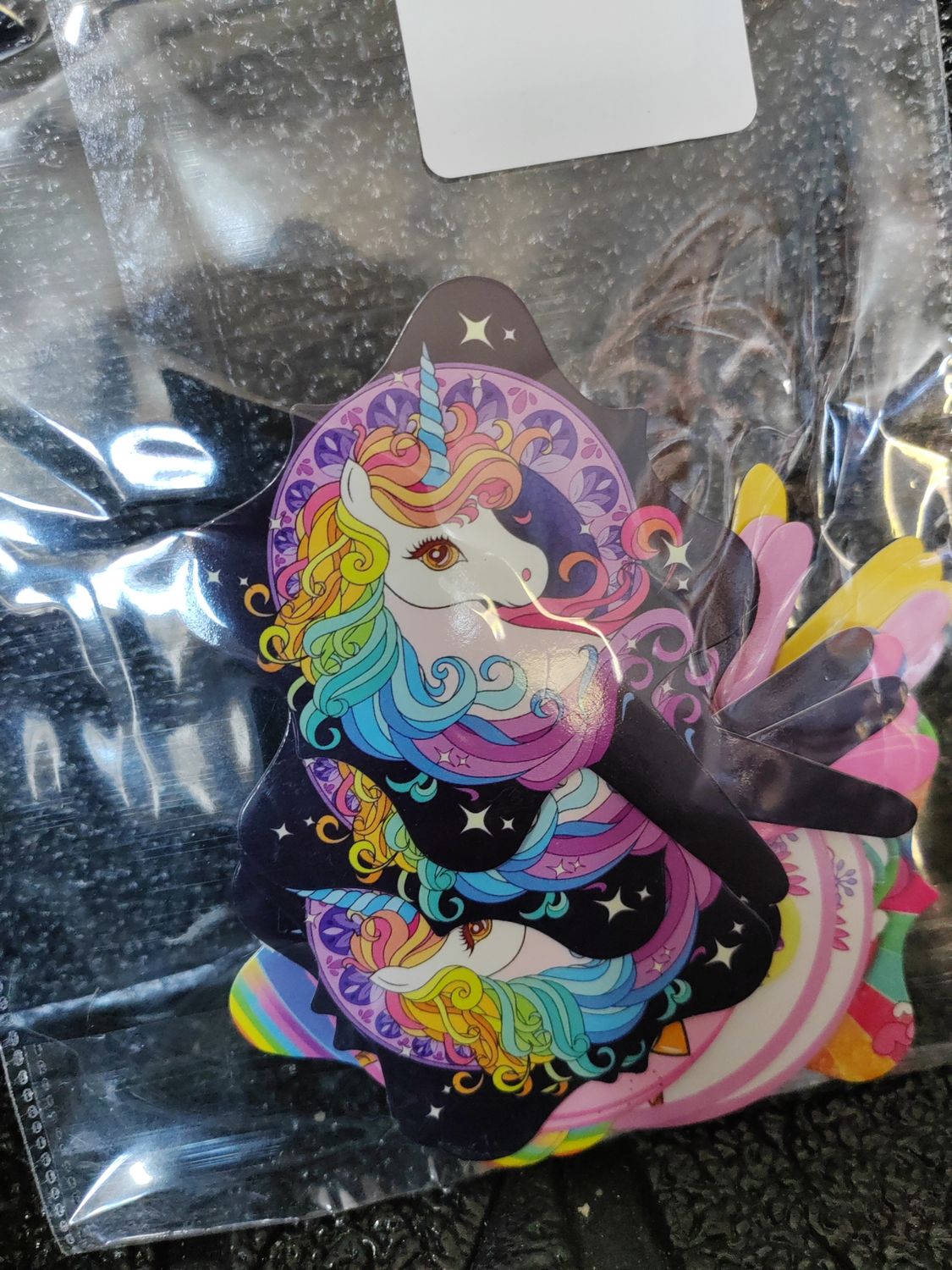 Unicorn character cake toppers 20pcs