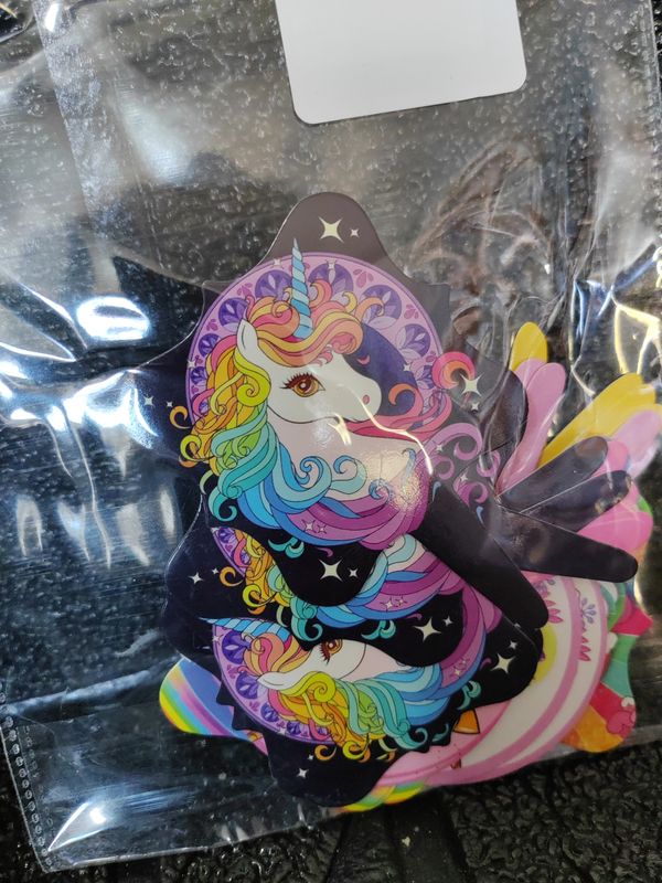 Unicorn character cake toppers 20pcs
