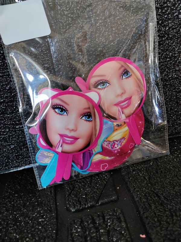 Barbie character cake toppers 20pcs