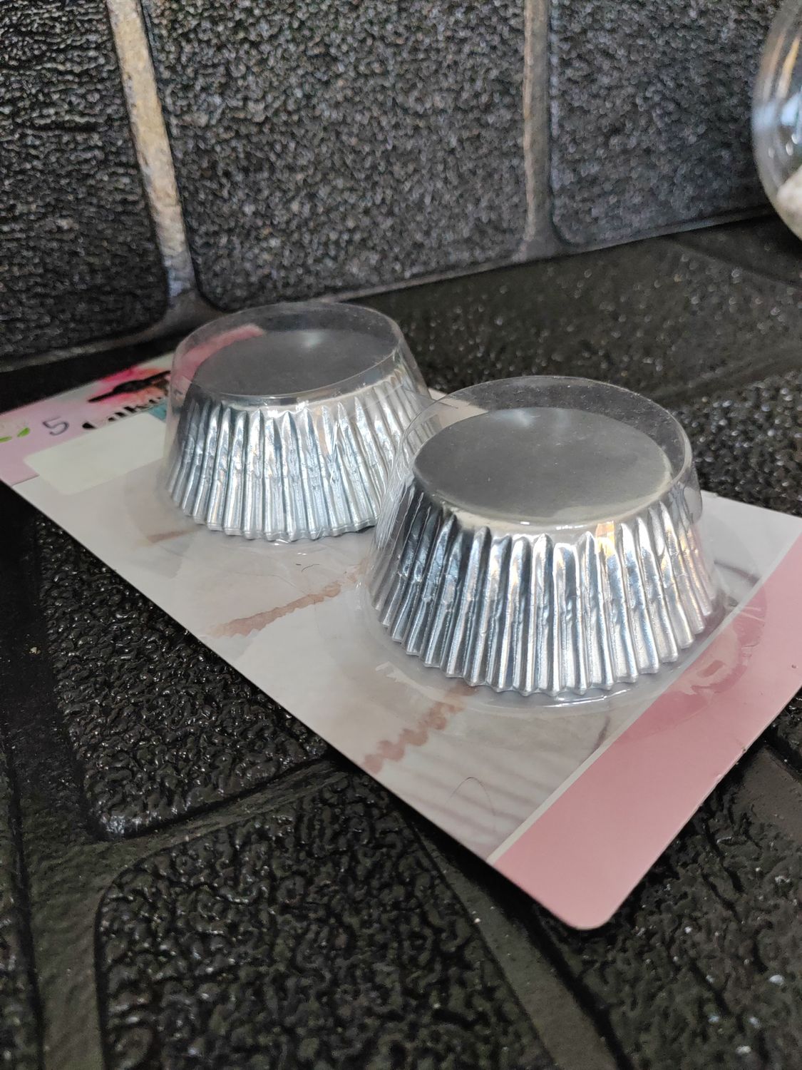 Silver cake cups 50pc