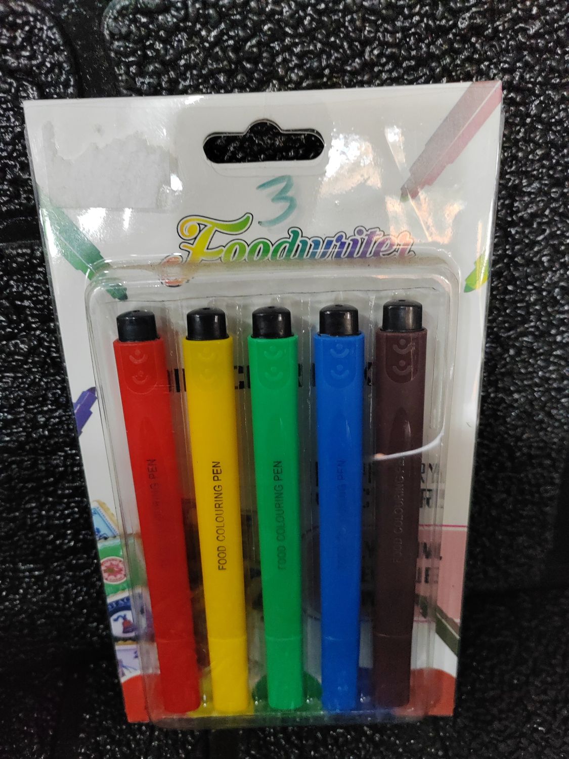 Food Colouring pens 5pcs