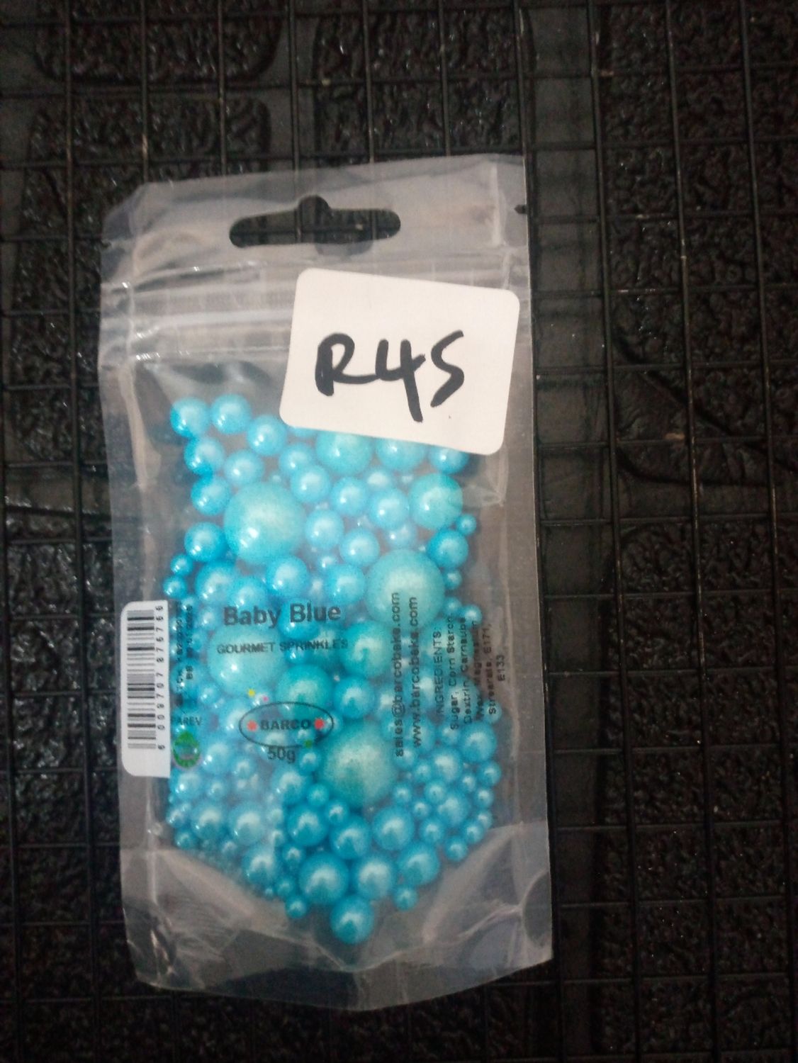 blue mixed sprinkles 50g