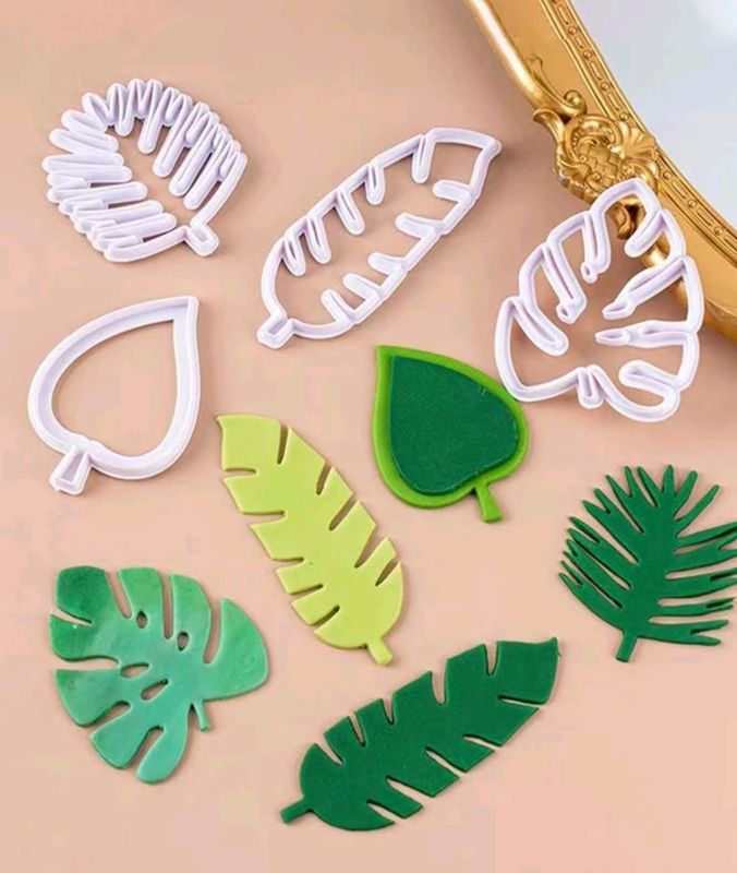 Tropical cakes decoration cutters