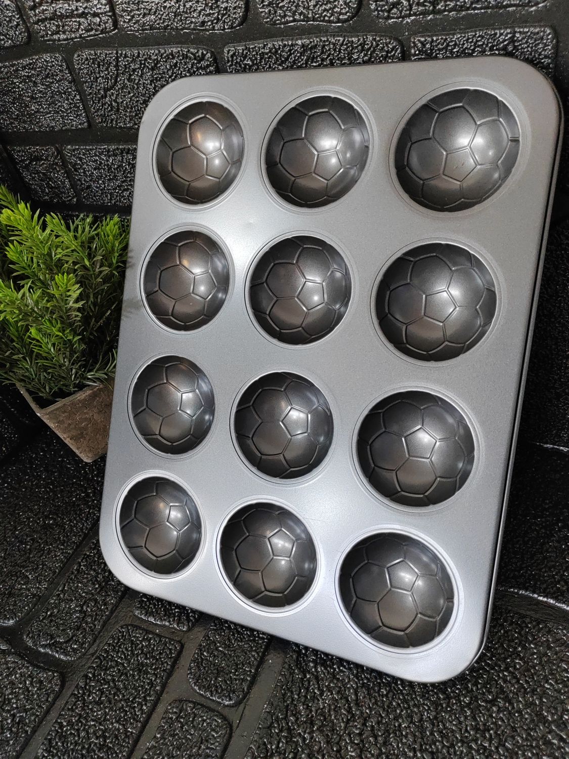 Soccer ball pan