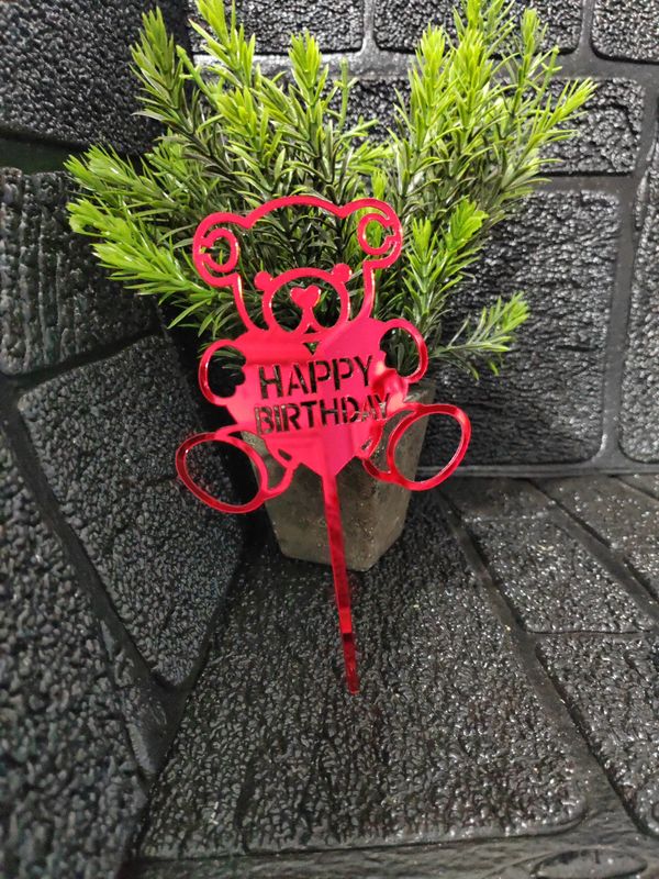 Happy birthday topper