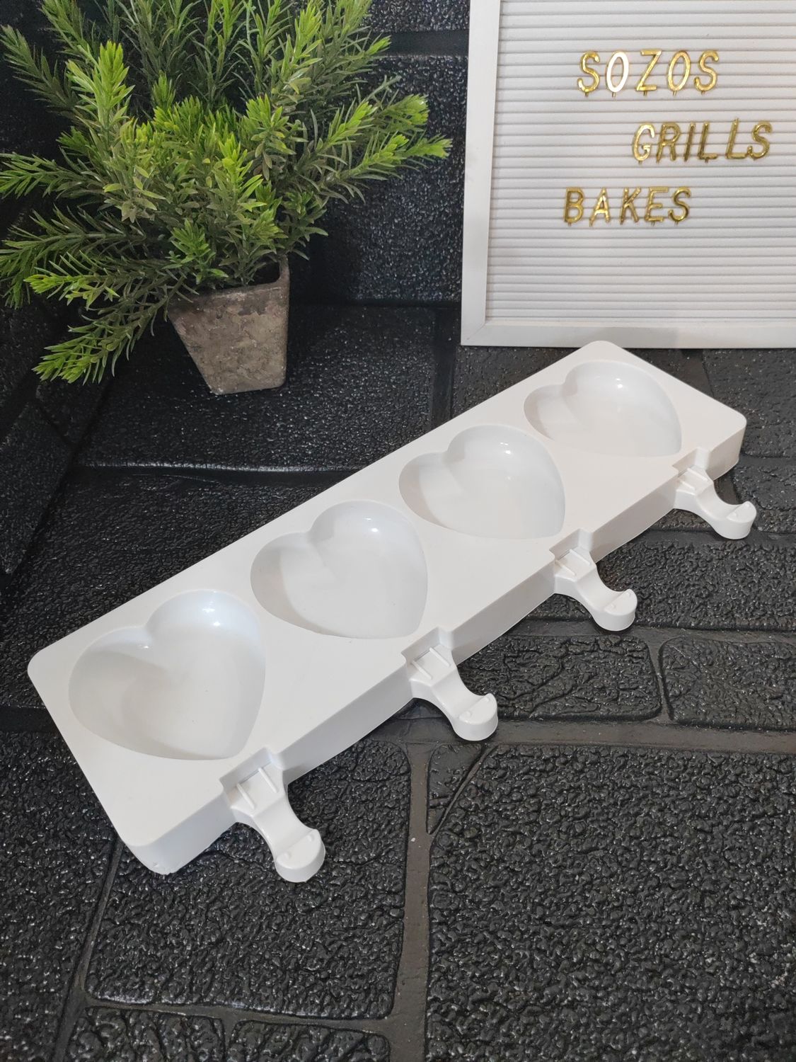 Heart silicone mould