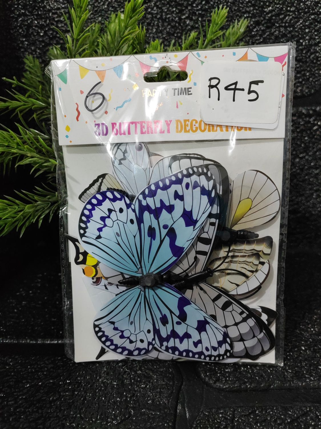 Multi white 3D Butterfly