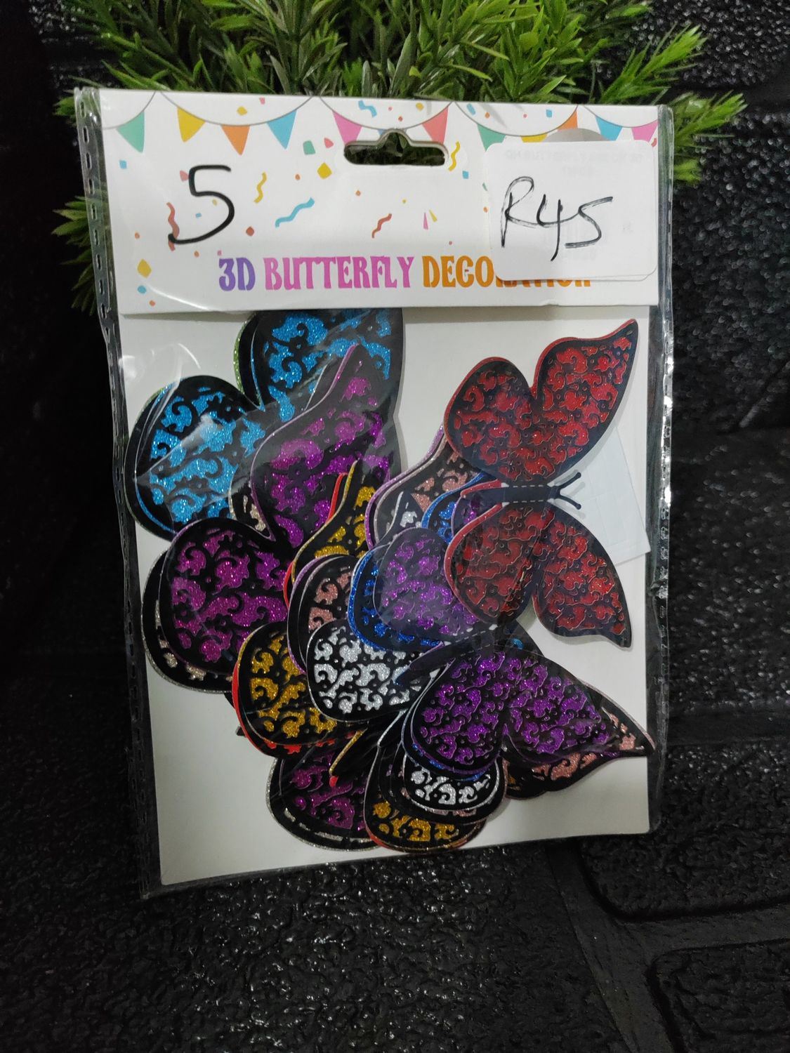 3d butterfly non edible 